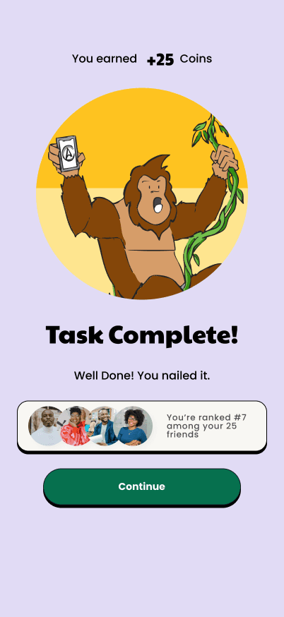 Complete task confirmation